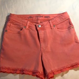 Salmon Pink with Eyelet